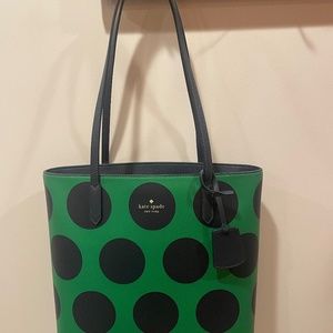 Kate Spade Brynn Cheerful Dot Tote - Blazer Blue Multi